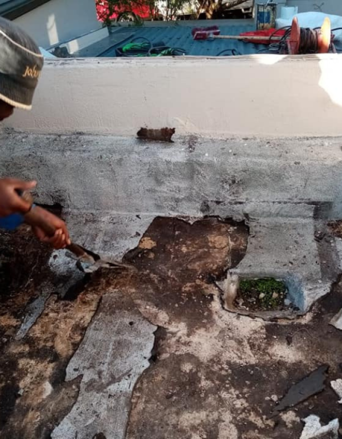 Waterproofing - concrete roof